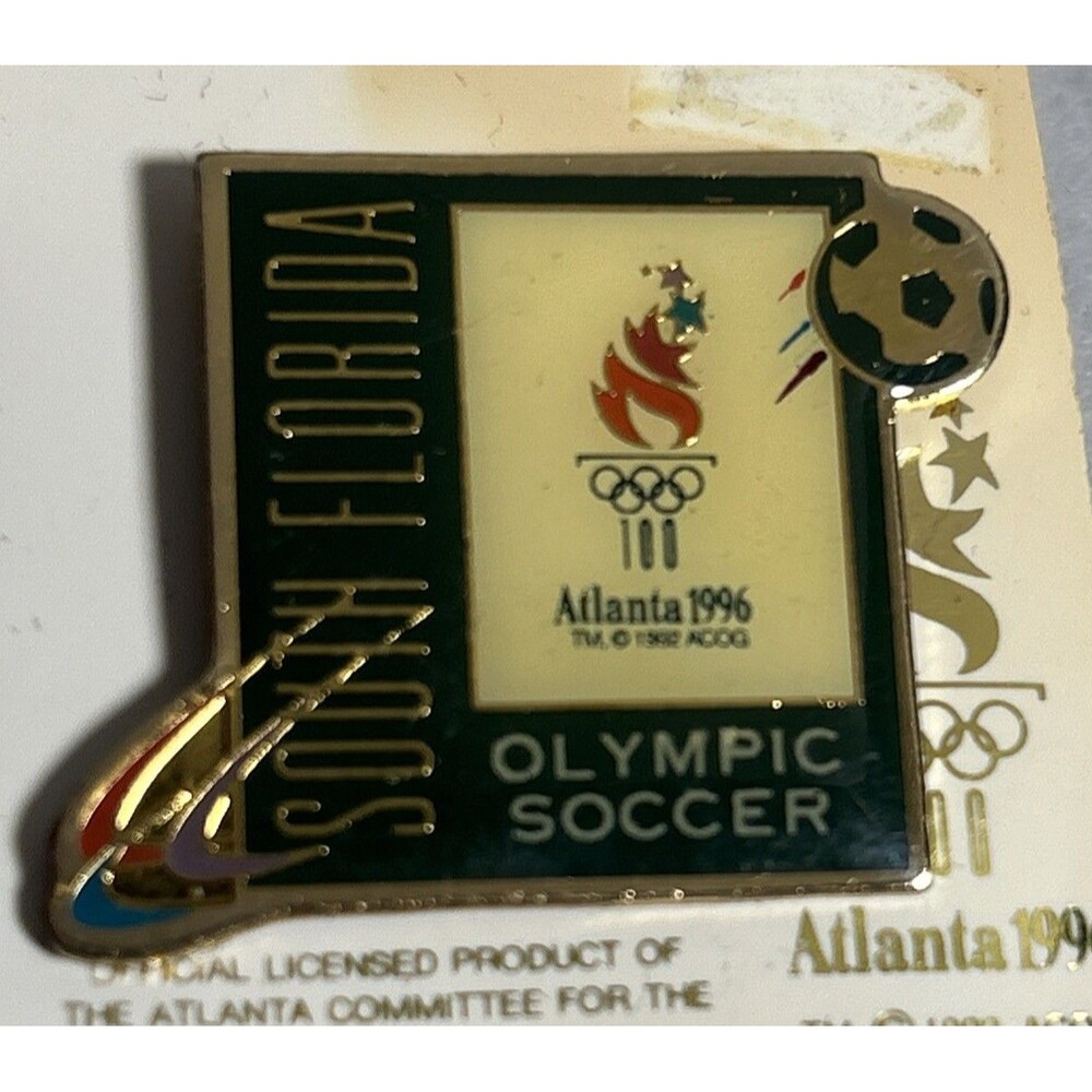 1996 Atlanta Centennial Olympics, South Florida Olympic Soccer Lapel Pin